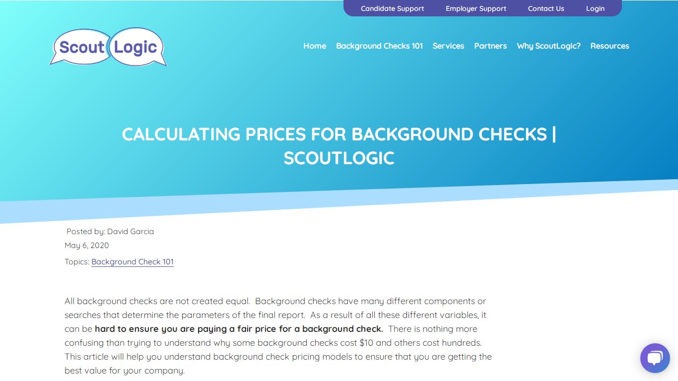 Calculating Prices for Background Checks | ScoutLogic